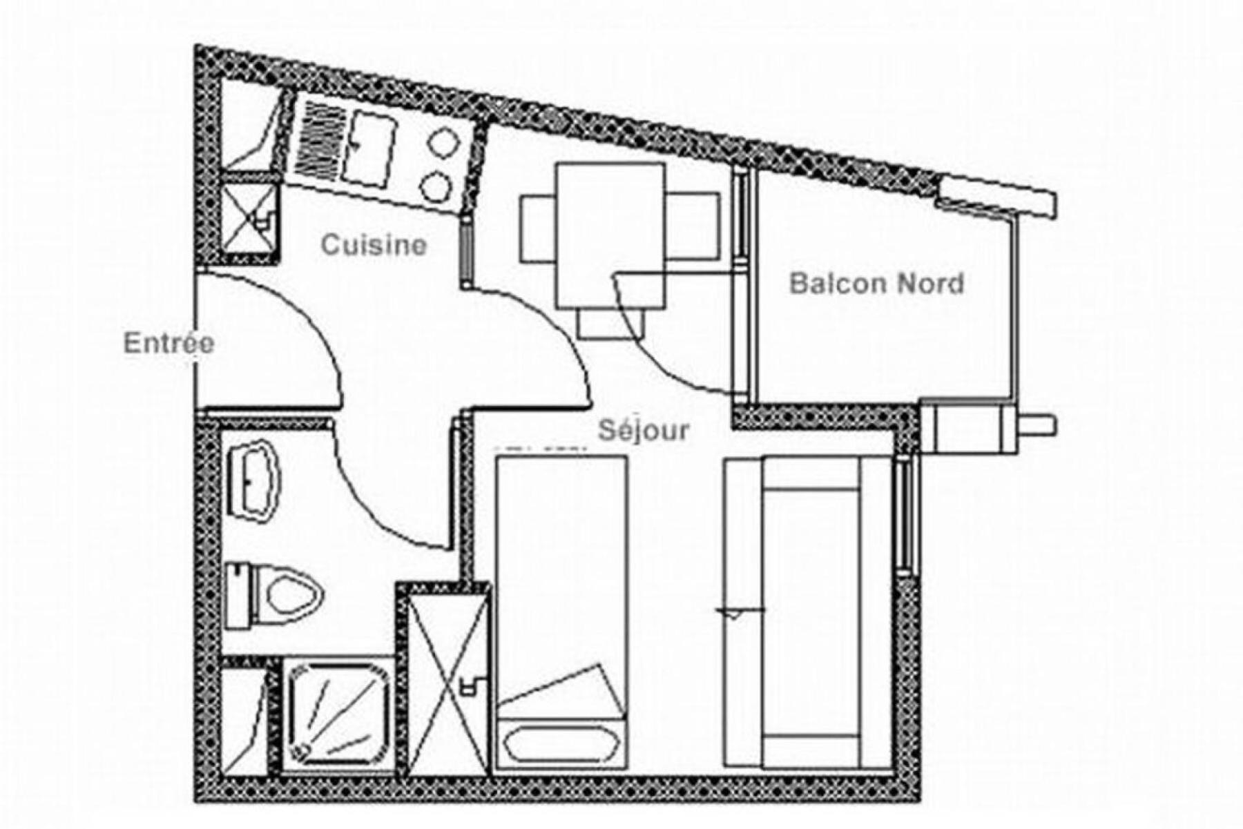 Residence Soldanelles B - Studio - Proche Des Pistes - Balcon Mae-3694 Saint-Martin-de-Belleville Luaran gambar